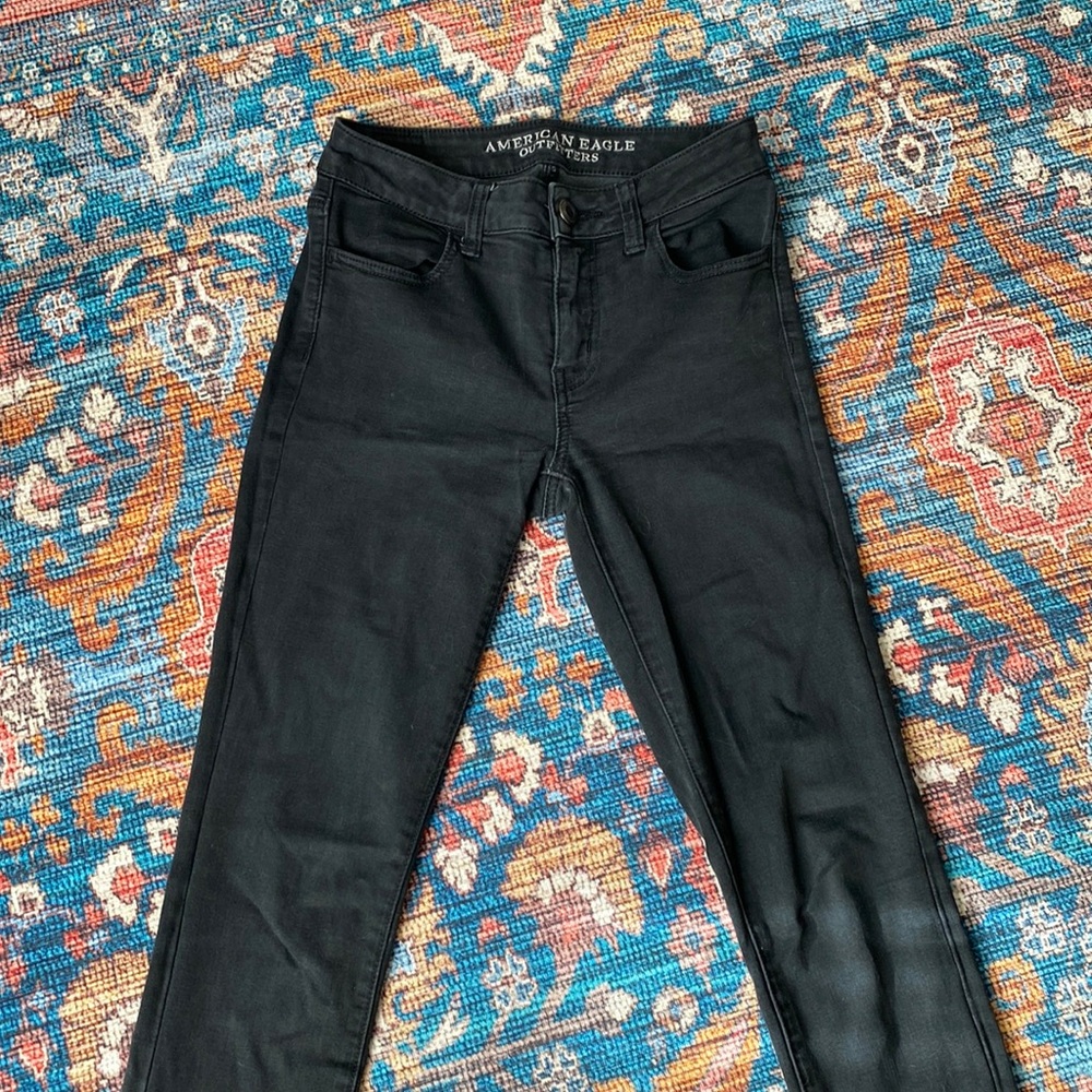 American eagle hi rise jegging size 0